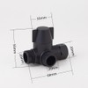 Laroal 3 Way G1/2 Outlet Diverter Valve for Shower Head