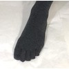 Men's 5 Toe High Socks, 3 Pairs Set, 100% Cotton