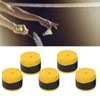 Qukaim 5 x Yellow Matte Badminton Table Tennis Bat Grip