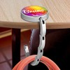 Taschenhalter Color Paint Personalisiert mit Namen Bruno printplanet Chrom