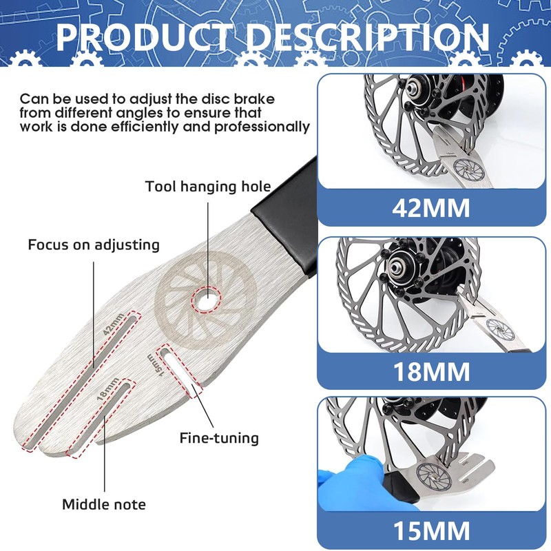 Bicycle Disc Brake Straightening Tool, Bicycle Brake Disc Adjuster, Disc