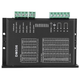 lyrlody DM556 2-Phase Stepper Motor Driver 42/57 Stepper Motor Driver 24V‑50V DC CNC Digital Microstep Driver 1.0-5.6A