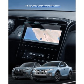 LANTU Matte Screen Protector for Hyundai Tucson 2022 2023 2024 (XRT/N Line/Limited/SEL Convenience/SEL) Accessories Navigation Touchscreen Protector Film Tempered Glass 10.25''