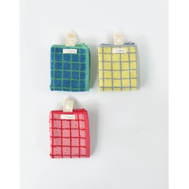 Kosugizen Higotoni Wearable Face Towel, Mikketa, 9.8 x 15.7 inches (25 x 40 cm), Graph, 3 Color Set
