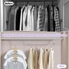 6 Pack Space Saving Hangers for Clothes, Heavy Duty Collapsible