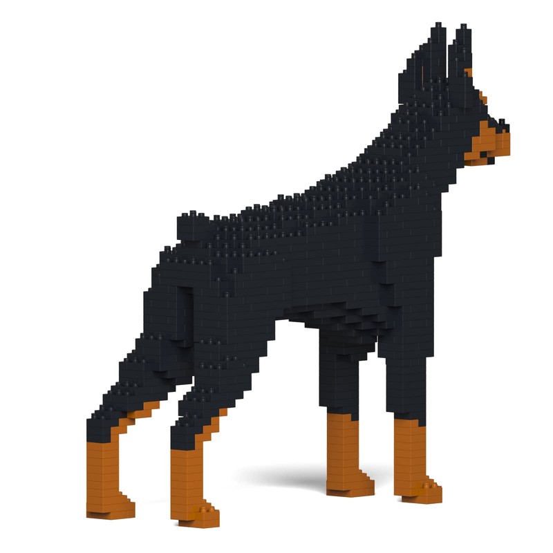JEKCA Doberman Pinscher 01S-M01 | Dog Plastic Building Blocks |