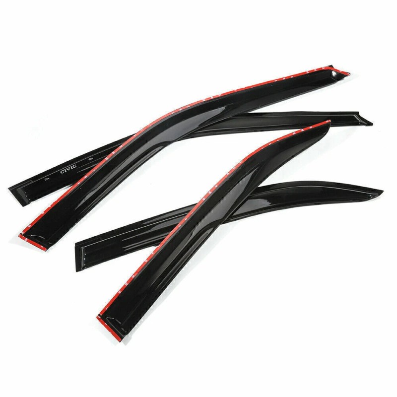 Geartronics For 1996-2000 Honda Civic Sedan 4x Window Visors Vent