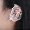 DNHCLL 100PCS Ear Protector Caps Disposable Elastic Clear Shower Water