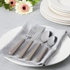Martha Stewart Watercliffe 16 pc Flatware Set Stainless Steel w/ABS