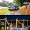Peasur 4x4 Solar Post Cap Light 10 Pack, 2 Modes