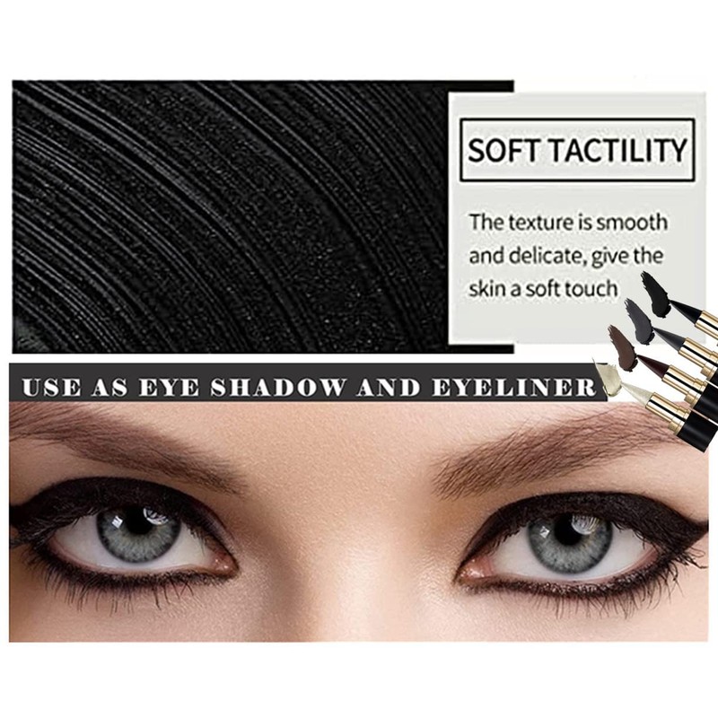 Mysense Black Gel Eye Liner Sticks Smooth Matte Black Eye-liner