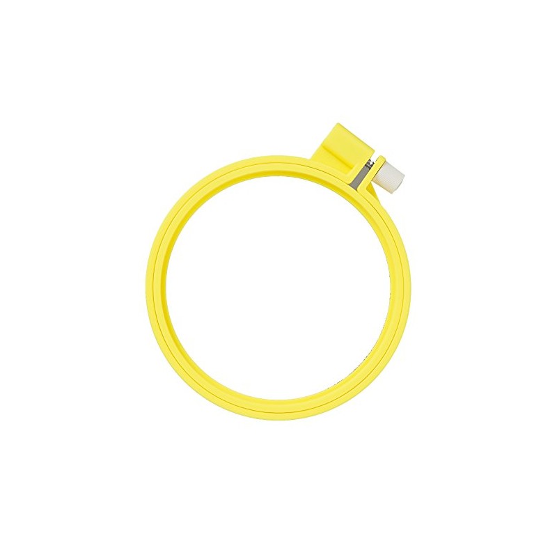 Clover 刺しゅう道具 カラフル刺しゅう枠 10cm レモン 57-260