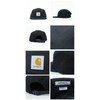 Carhartt 628656 WIP Work-in Progress Front Label Baseball Cap, Dark