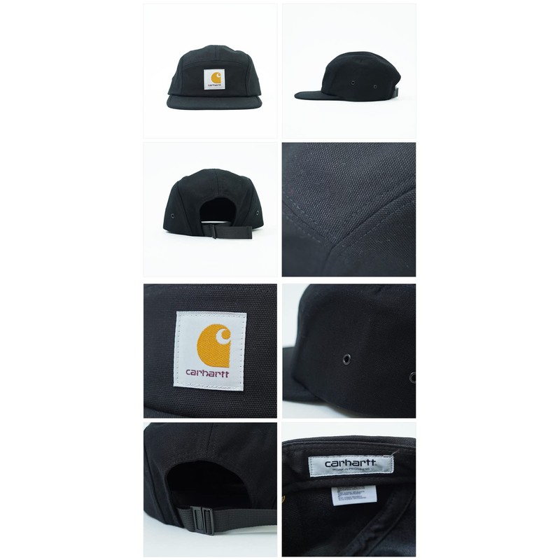 Carhartt 628656 WIP Work-in Progress Front Label Baseball Cap, Dark