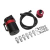 Car Oil Catch Can Internal Baffle Dual Chamber Filter Aluminium