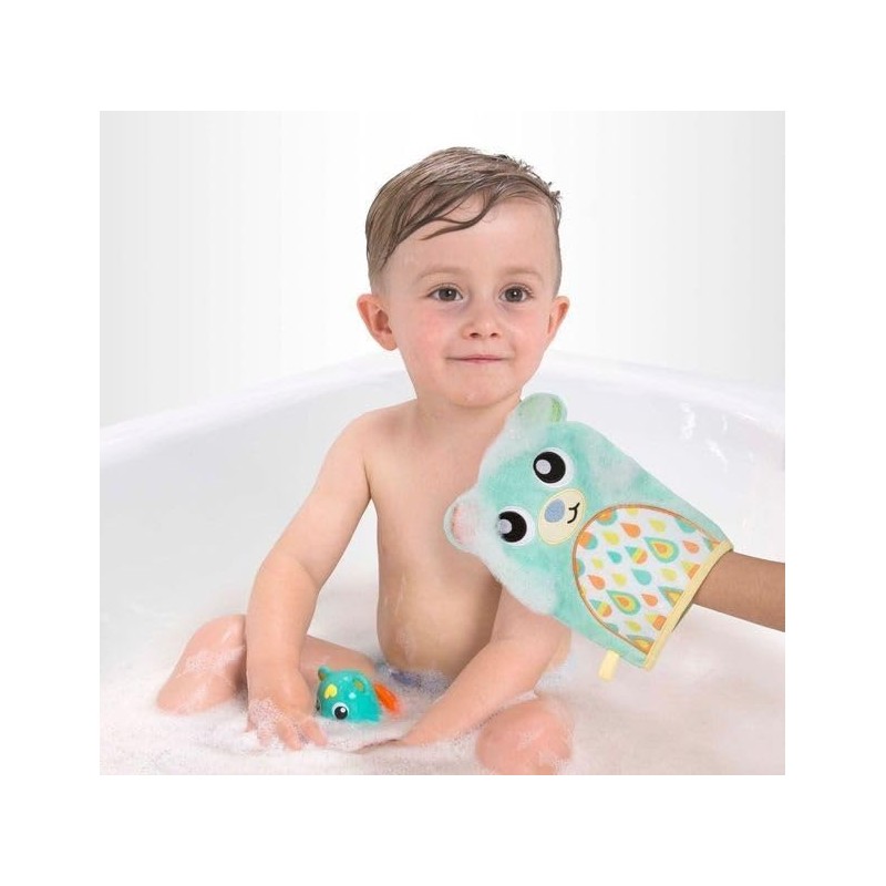 Playgro Friendly Forest Bear Wash Mitt