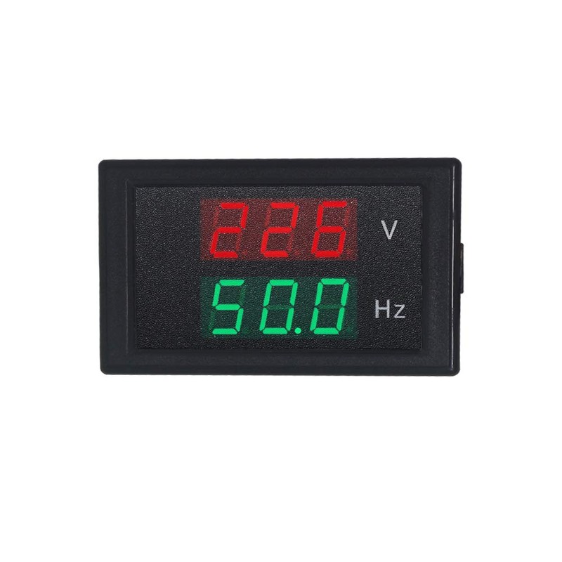 KETOTEK Digital AC Voltmeter Panel Mounting Meter AC80-300V Frequency Counter