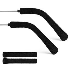 Healeved 2 Pairs Ear Cushions for Glasses Eye Glasses Ear Grippers Knitting Eyeglass Eye Glasses Ear Grippers Glasses Ear Cushion Eyeglasses Temple Sleeves Eyeglass Accessories