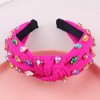 Brihasory Sparkle Rhinestone Knotted Headbands for Women and Girls Crystal