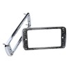 OVSAL 2 PCS Metal Humbucker Pickup Ring for Neck and