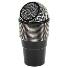 TUCKBOLD Car Trash Can Portable Front Seats Trash Bin Assorted Color 1 Pc 3.9" Length 2.8" Width 7.9" Height Plastic