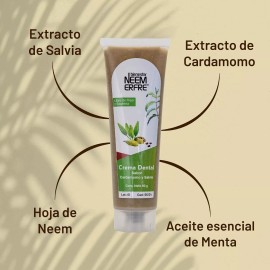 Bienestar Neem Erfre Crema Dental Natural Sabor Cardamomo Y Salvia Sin Fluor P3