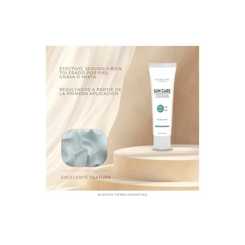Protector Solar en Gel Cutis GrasoMixto FPS 50 - 100grs