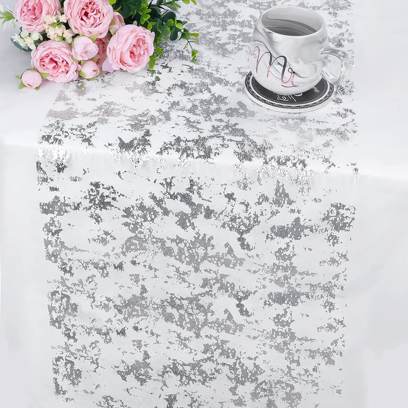 Hsthe Sea Shimmering Table Runner for Wedding Party or Festival