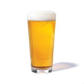 TOSSWARE RESERVE 20oz Stacking Cooler, SET OF 4, Tritan Dishwasher Safe & Heat Resistant Unbreakable Plastic Beer Glasses, Clear