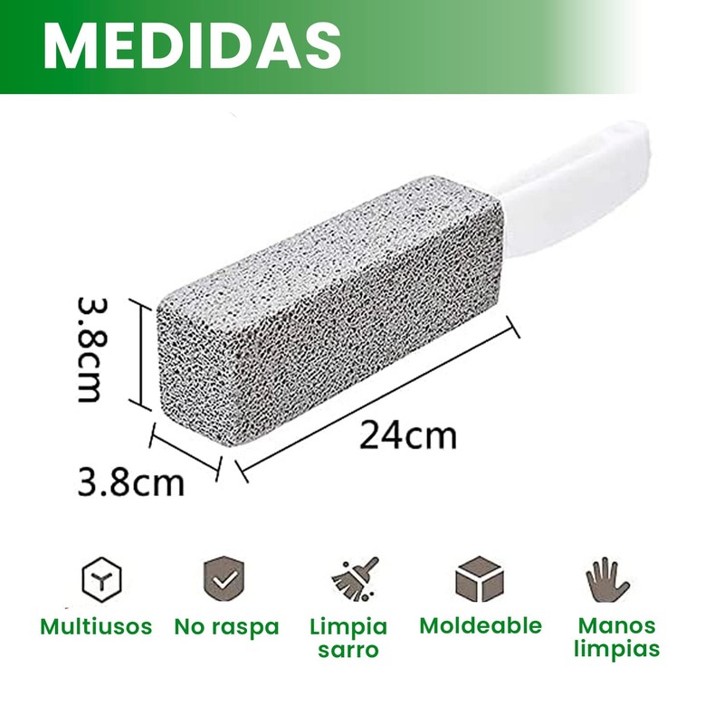 BEE VIBES Piedra Pómez de Limpieza 2 Pack - Par