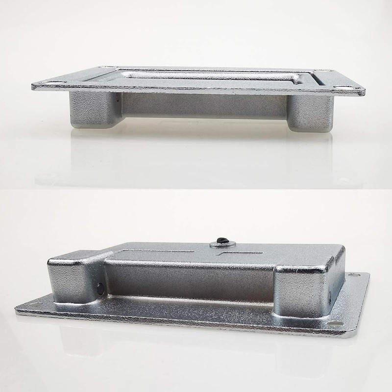 YUDTKK Zinc Alloy Recessed Pull Handle Container Handle Sliver Flush