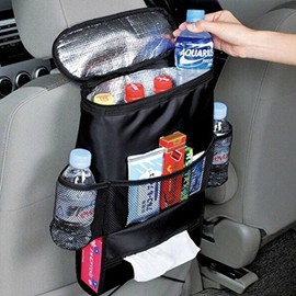 Car Back Seat Multi Pocket Backrest Protection Car Organiser Storage Compartment