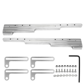 Soporte de Cable de Bujías, Soporte para Telares de Cables de Bujías para SBC SBF 302 350 454 V8 Motor (Plata