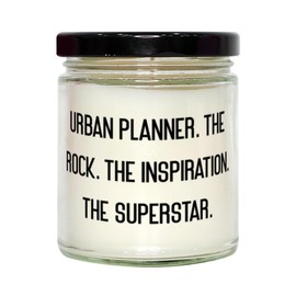 Brilliant Urban Planner Gifts, Urban Planner. The Rock. The, Birthday Gifts, Scent Candle for Urban Planner from Team Leader, Gift Ideas for Urban Planners, Gifts for People who Love Urban Planning,