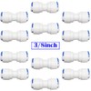 CESFONJER RO Water Filter Fittings, 3/8" Straight Connector, 3/8" to