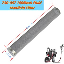 730-067 Paint Sprayer Filter, 100 Mesh, 5-Pack, Compatible with Titan 440, Impact 440, 540, 640, 740, 1040i, 640i, 840i, Elite 2000, PowrPin 3500, 5500 Paint Sprayer Filter for Titan Paint Spraye