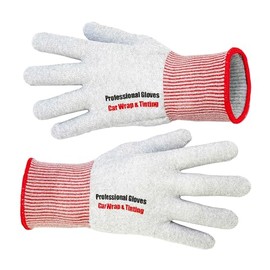 2 Pairs Carbon Fiber Gloves, Anti Static Gloves, Vinyl Wrap Gloves,Nylon Gloves, Finger Touchscreen & Breathable Work Protective Gloves for Car Wrap, Window Tint, and Electronic Devices Repairs