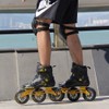 LIKU Performance 125 3WD Speed Inline Skates Unisex Black&Gold