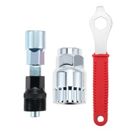 Sliver Bicycle Crank Extractor Puller,Bottom Bracket Remover Crank Arm Remover Spanner/Wrench Repair Tools Kit for Mountain Bike Bicycle MTB Square Threaded Crankset