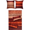 Erwin Müller Bed Linen, Duvet Cover, Reversible Pillowcase Mako Satin