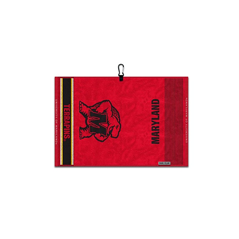 Team Effort Maryland Terrapins Face/Club Jacquard Towel