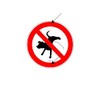 AllesKlaro® - Prohibition Sign - No Dogs Pee - 24