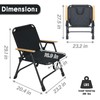BDL Folding Beach Backpack Chair, Outdoor Folding Portable Camping Chair