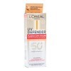 L'Oreal Paris Protector Solar Fluid FPS50+ UV Defender, Tono Medio