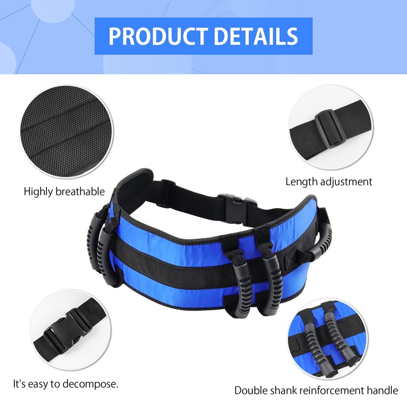 [Punching] Transfer Gear Belt, Running Belt with 6 Handle Belt,