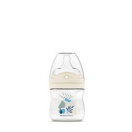 DODIE Anti-Colic Bottle - 150ml - Blue - 0+ Months - Biomimetics Teat Flow 1