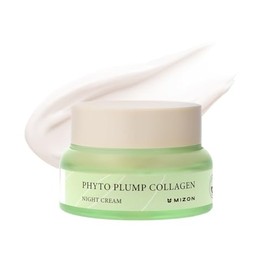 [MIZON] PHYTO PLUMP COLLAGEN NIGHT CREAM (50 ml) Korean Care - Moisturising Night Cream for the Face - Anti-Ageing & Anti-Wrinkle - Vegan Care