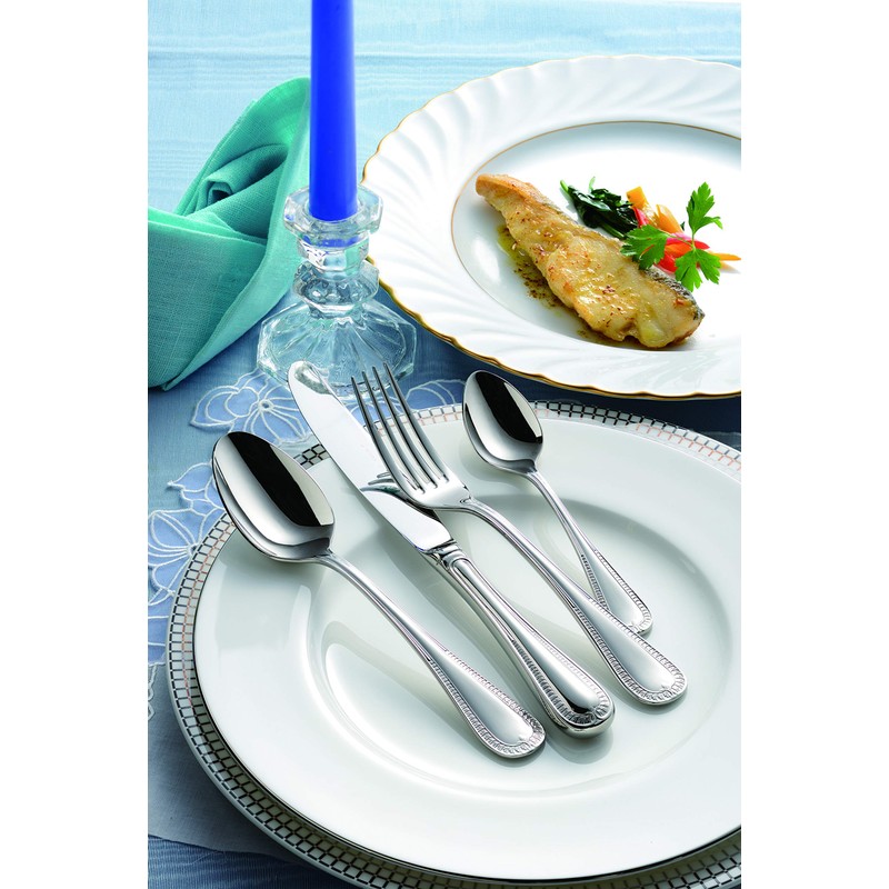 Endoshoji Sentir OSV01004 Professional Dessert Soup Spoon, 18-12 Stainless Steel,