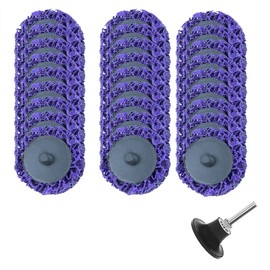 2 Inch Sanding Disk 31pcs Paint Stripping Wheel,Die Grinder Strip Disc for Drill,Die Grinder Accessories for Remove Rust Welds,Paint, Oxidation (Purple