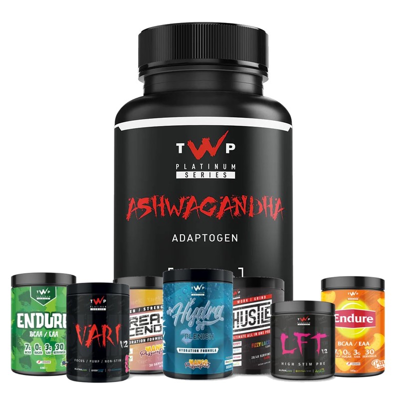 TWP Nutrition Platinum Series KSM-66 300mg Ashwagandha, 60 Capsules and